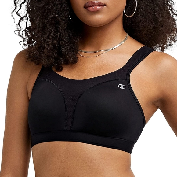 Champion Womens Spot Comfort Full Support Sports Bra Black 34G (59) - Picture 3 of 7
